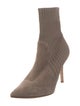 Gianvito Rossi Suede Sock Boots