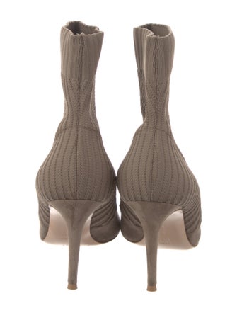 Gianvito Rossi Suede Sock Boots