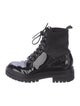 Gianvito Rossi Patent Leather Combat Boots