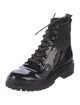 Gianvito Rossi Patent Leather Combat Boots