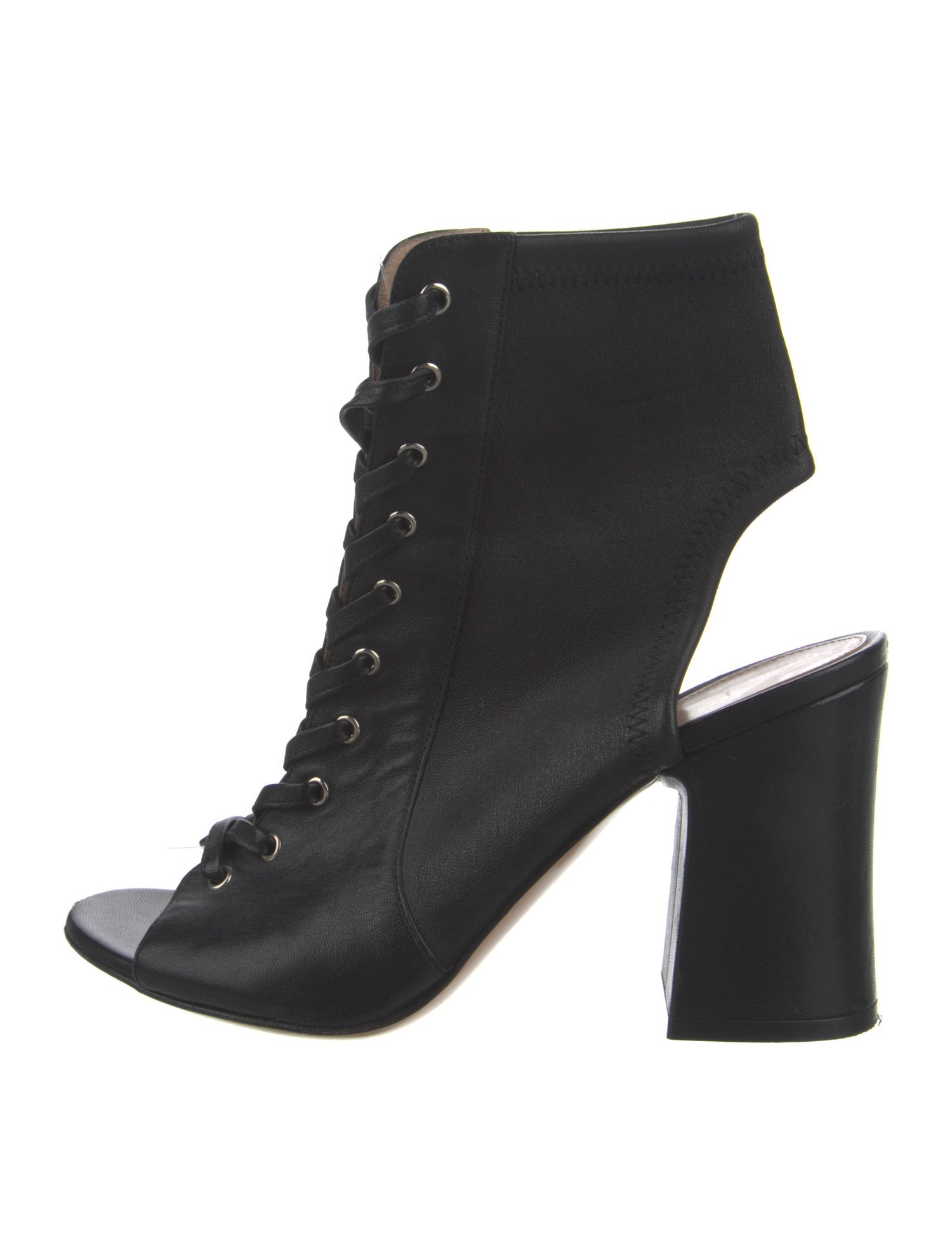 Gianvito Rossi Leather Cutout Accent Slingback Sandals