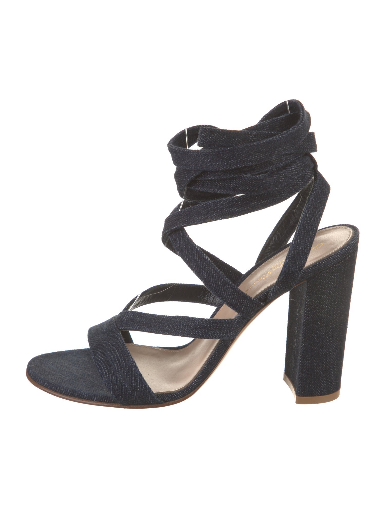 Gianvito Rossi Denim Espadrilles