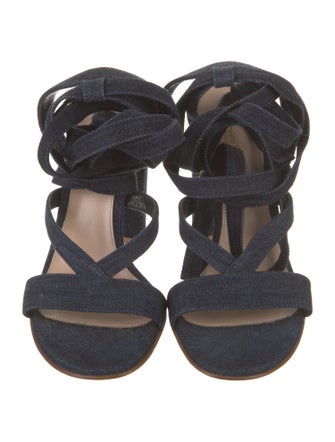 Gianvito Rossi Denim Espadrilles