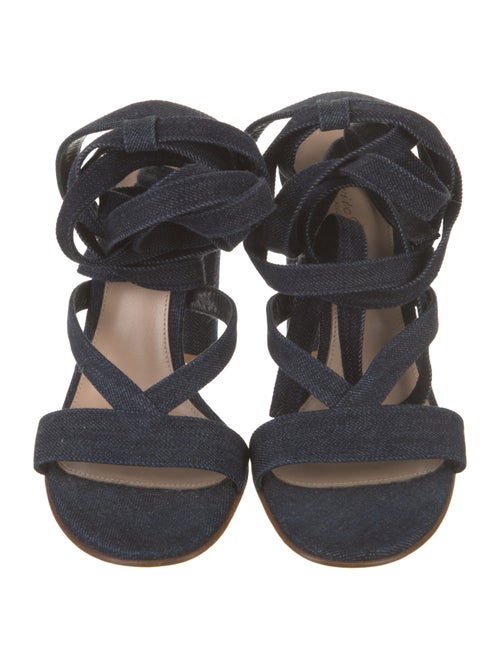 Gianvito Rossi Denim Espadrilles