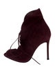 Gianvito Rossi Suede T-Strap Pumps