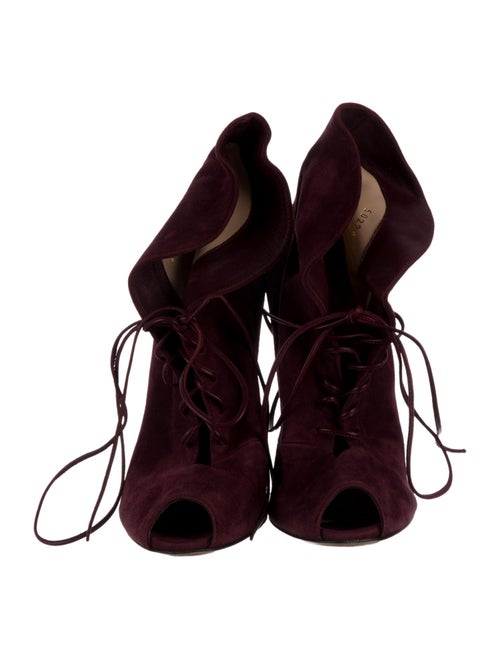 Gianvito Rossi Suede T-Strap Pumps