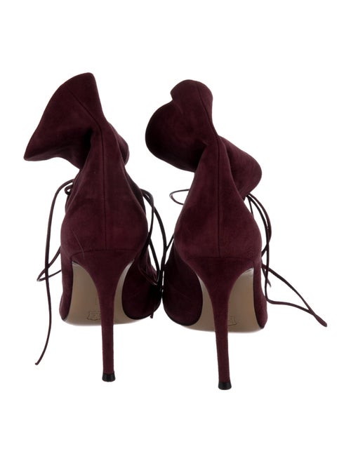 Gianvito Rossi Suede T-Strap Pumps