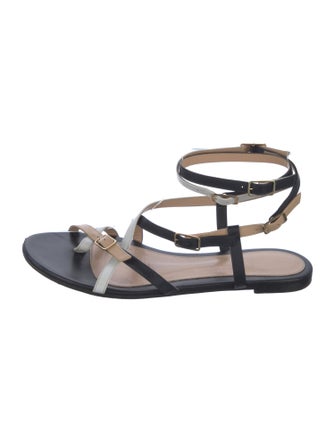 Gianvito Rossi Leather Gladiator Sandals