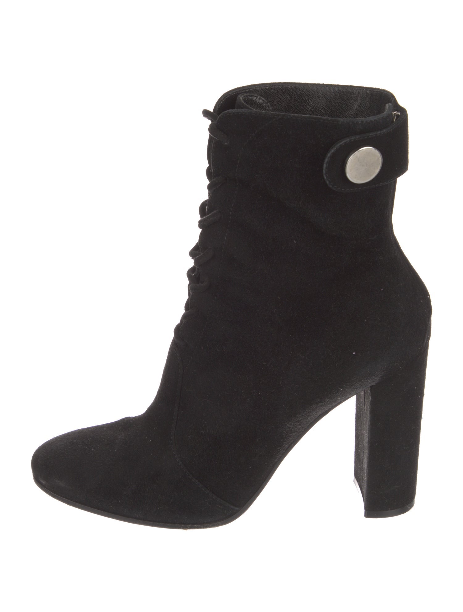 Gianvito Rossi Suede Lace-Up Boots