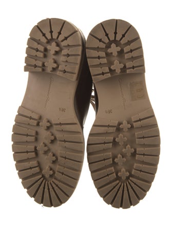 Gianvito Rossi Leather Combat Boots