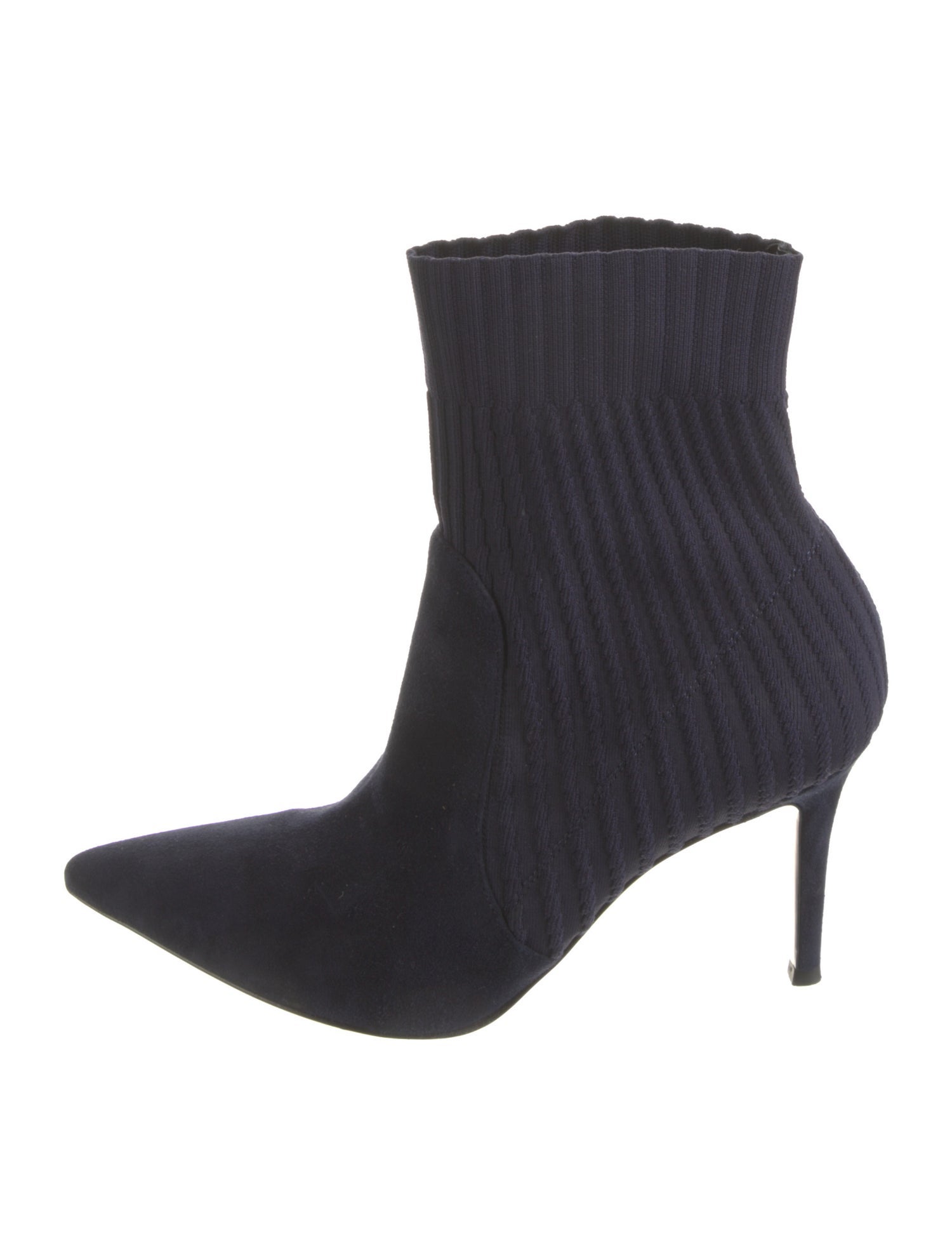 Gianvito Rossi Suede Sock Boots