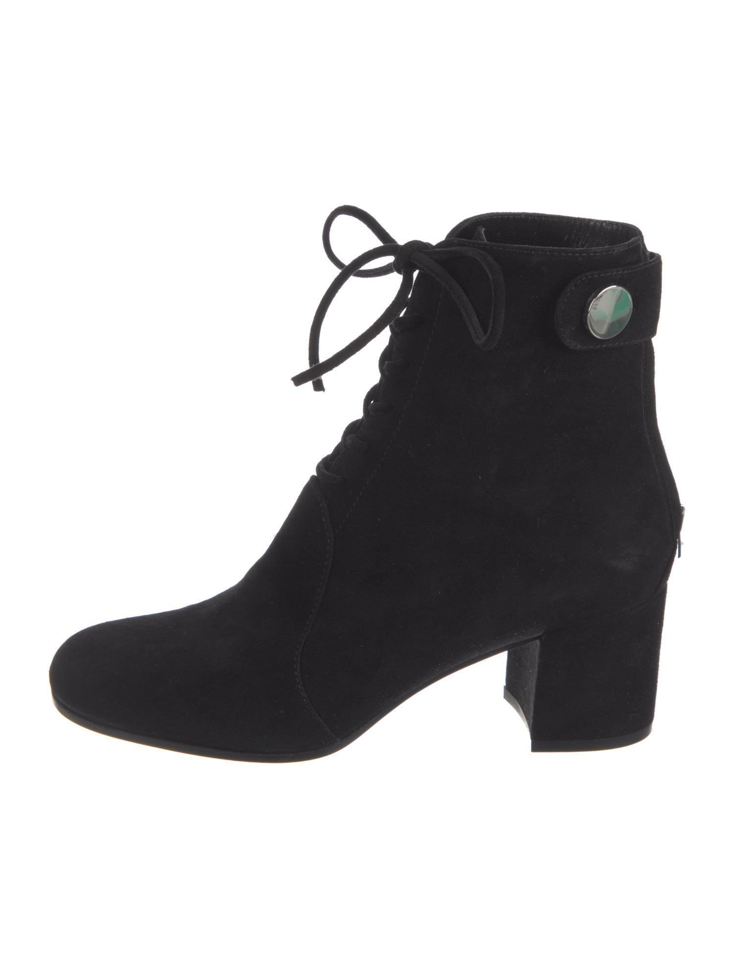 Gianvito Rossi Suede Lace-Up Boots