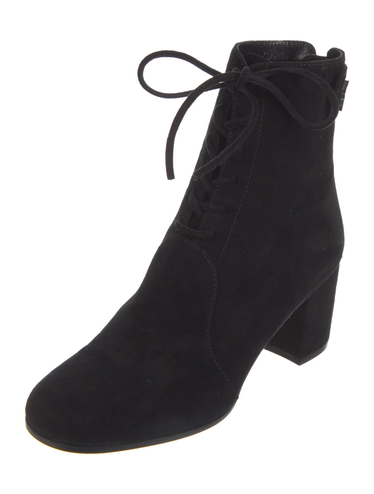 Gianvito Rossi Suede Lace-Up Boots