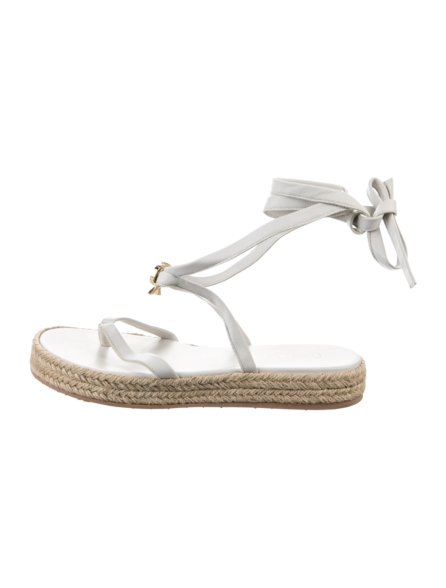 Gianvito Rossi Leather Espadrilles