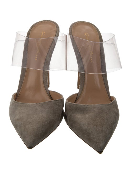 Gianvito Rossi Suede Mules