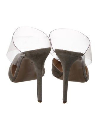 Gianvito Rossi Suede Mules