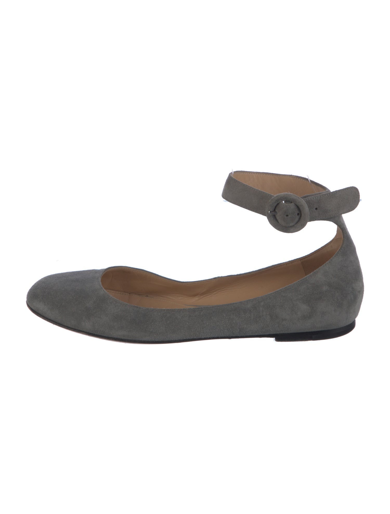 Gianvito Rossi Suede Ballet Flats