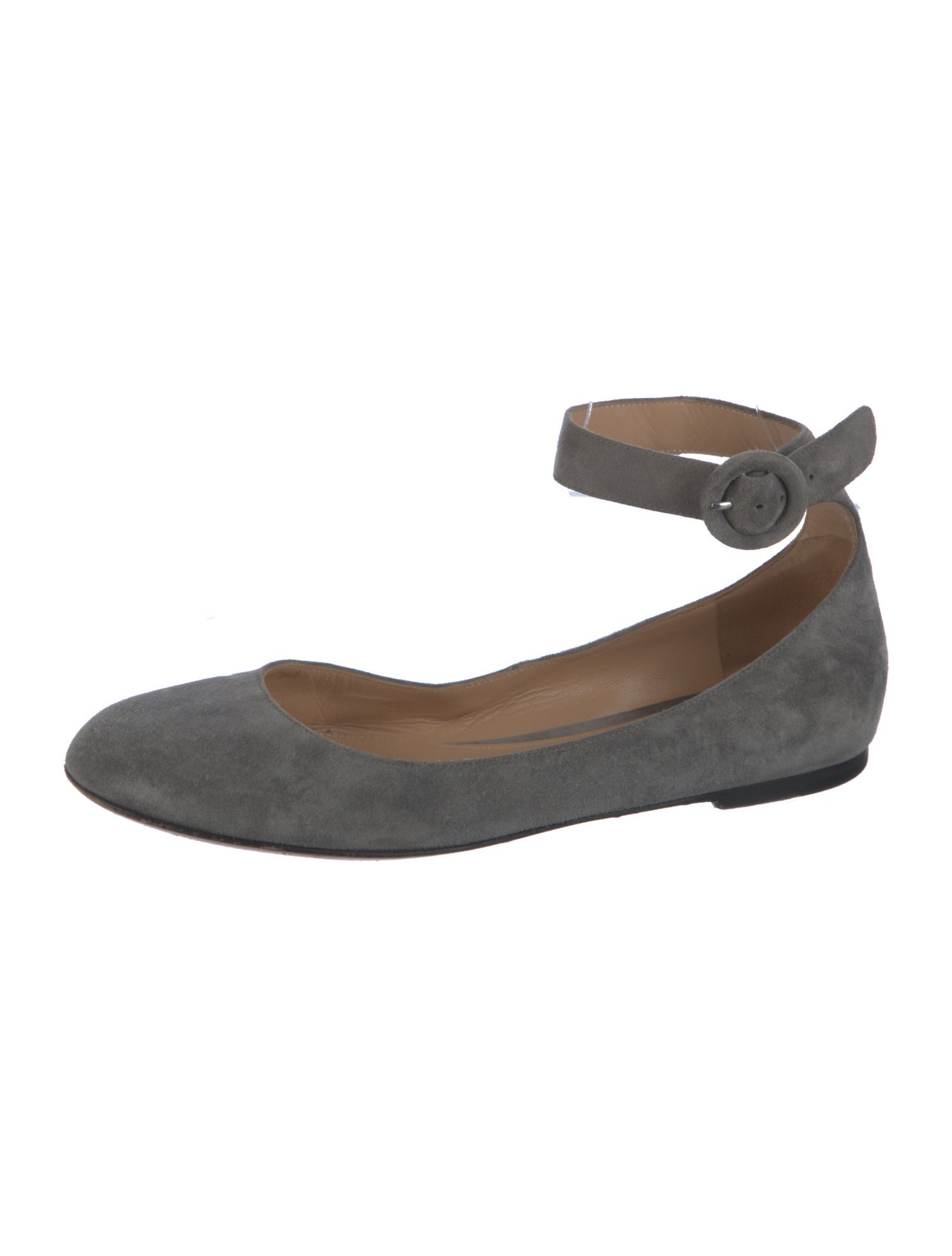 Gianvito Rossi Suede Ballet Flats