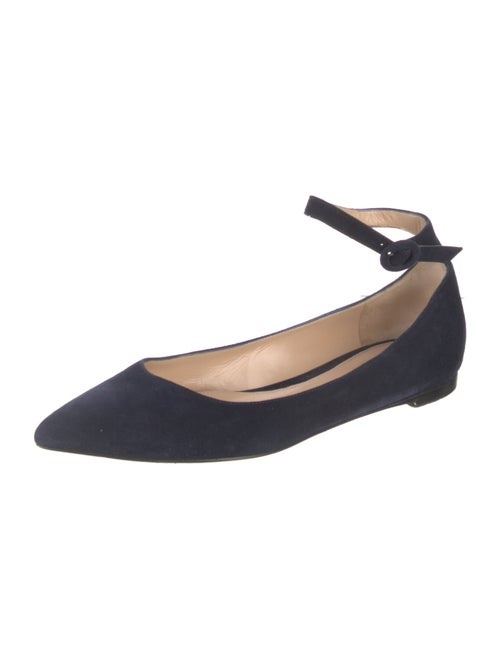 Gianvito Rossi Suede Flats
