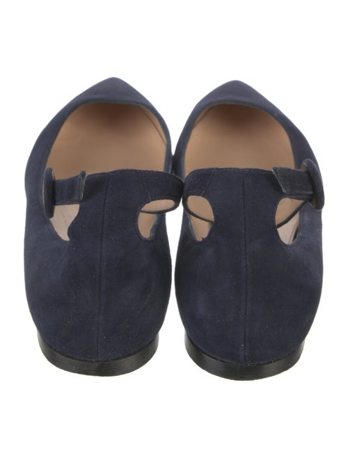 Gianvito Rossi Suede Flats