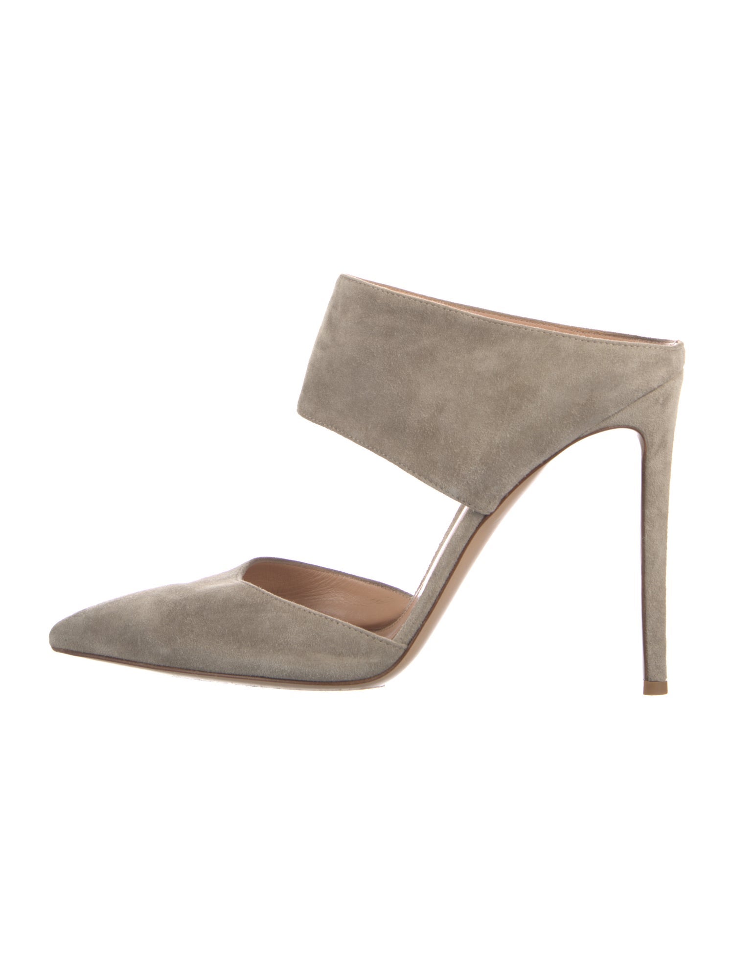 Gianvito Rossi Suede Mules