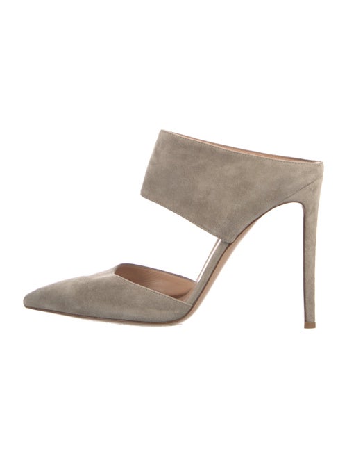 Gianvito Rossi Suede Mules
