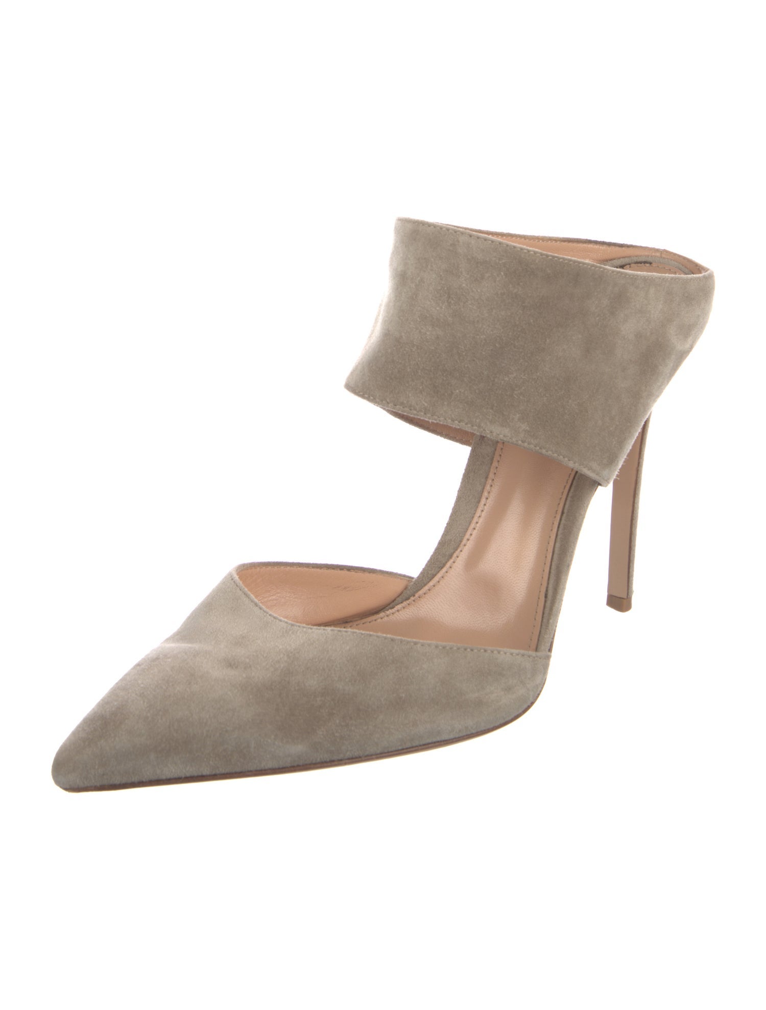 Gianvito Rossi Suede Mules