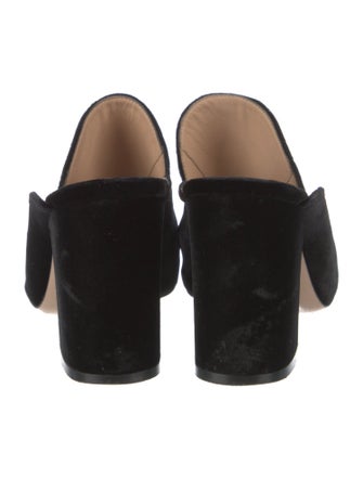 Gianvito Rossi Velvet Mules