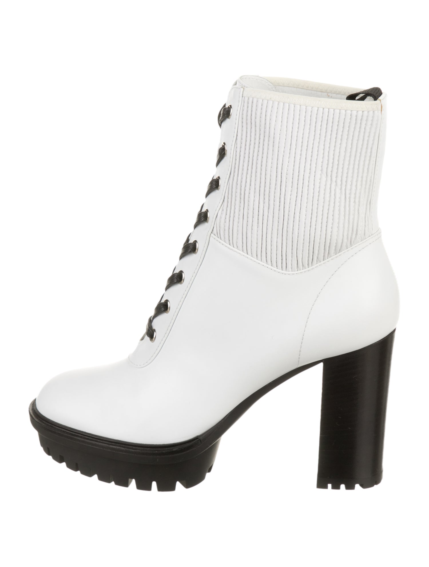 Gianvito Rossi Leather Combat Boots