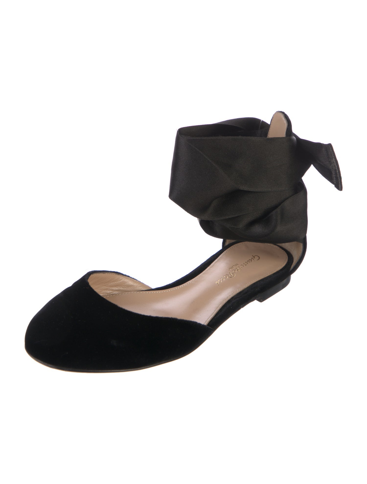 Gianvito Rossi Velvet Mules