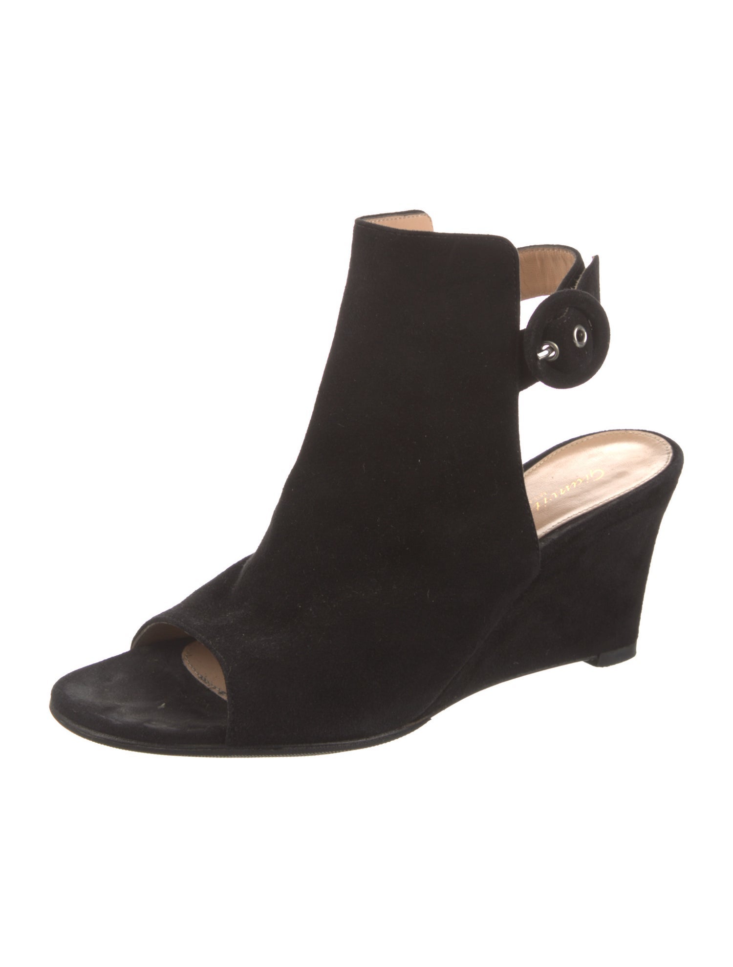 Gianvito Rossi Suede Slingback Sandals