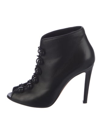 Gianvito Rossi Leather Lace-Up Boots
