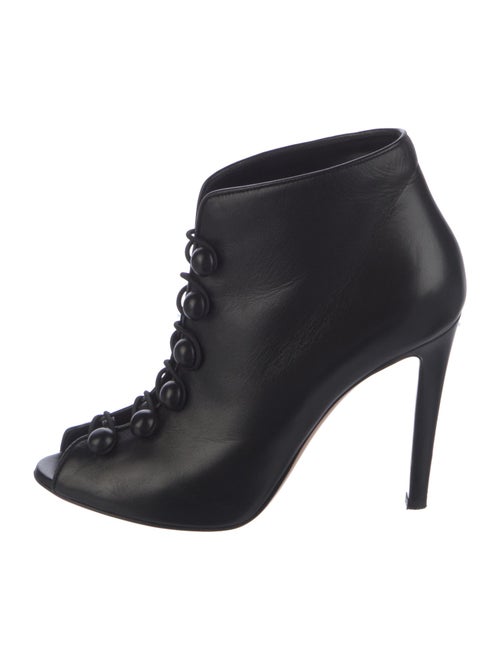 Gianvito Rossi Leather Lace-Up Boots