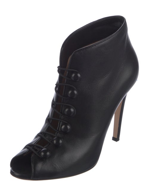 Gianvito Rossi Leather Lace-Up Boots