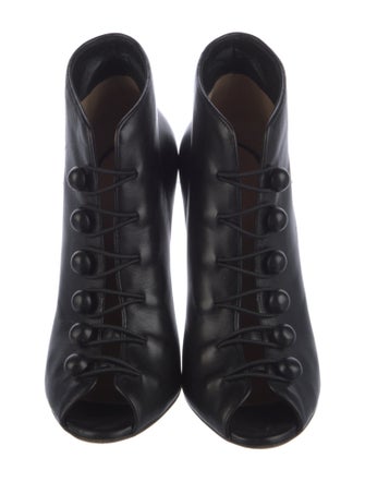 Gianvito Rossi Leather Lace-Up Boots