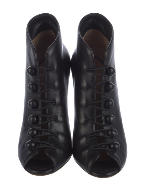 Gianvito Rossi Leather Lace-Up Boots