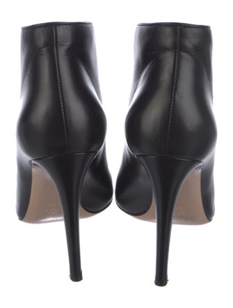 Gianvito Rossi Leather Lace-Up Boots