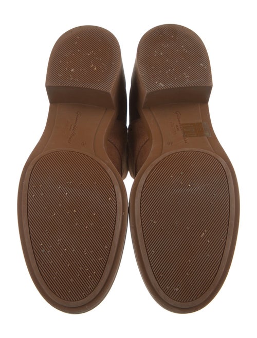 Gianvito Rossi Suede Combat Boots