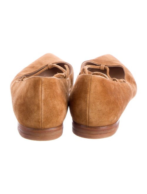 Gianvito Rossi Suede Flats