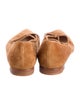 Gianvito Rossi Suede Flats