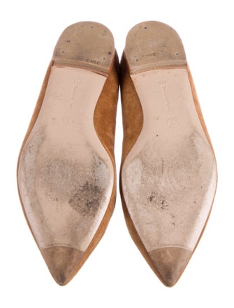 Gianvito Rossi Suede Flats