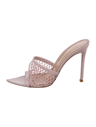 Gianvito Rossi Leather Slides