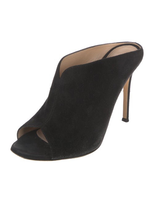Gianvito Rossi Suede Mules