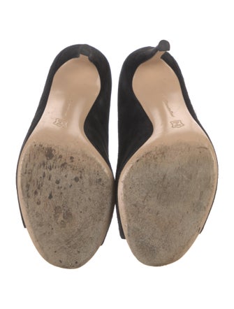 Gianvito Rossi Suede Mules