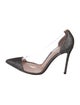 Gianvito Rossi Glitter Printed Pumps