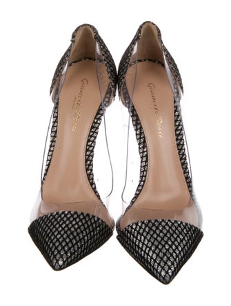 Gianvito Rossi Glitter Printed Pumps