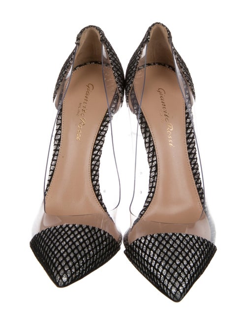 Gianvito Rossi Glitter Printed Pumps