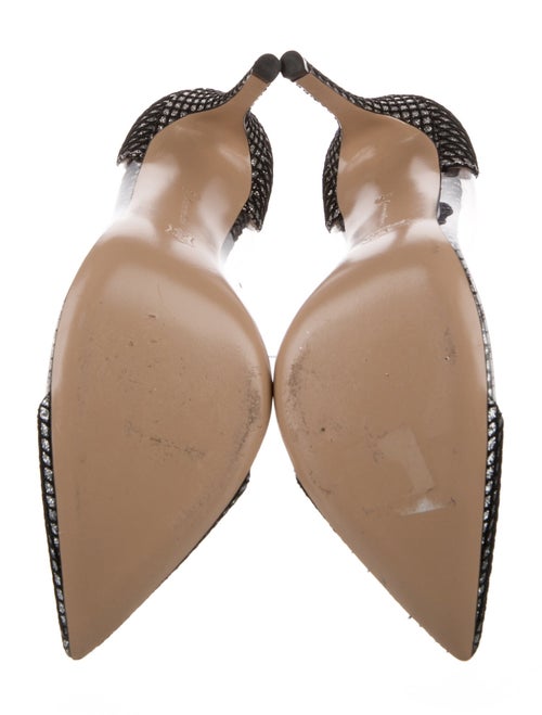 Gianvito Rossi Glitter Printed Pumps