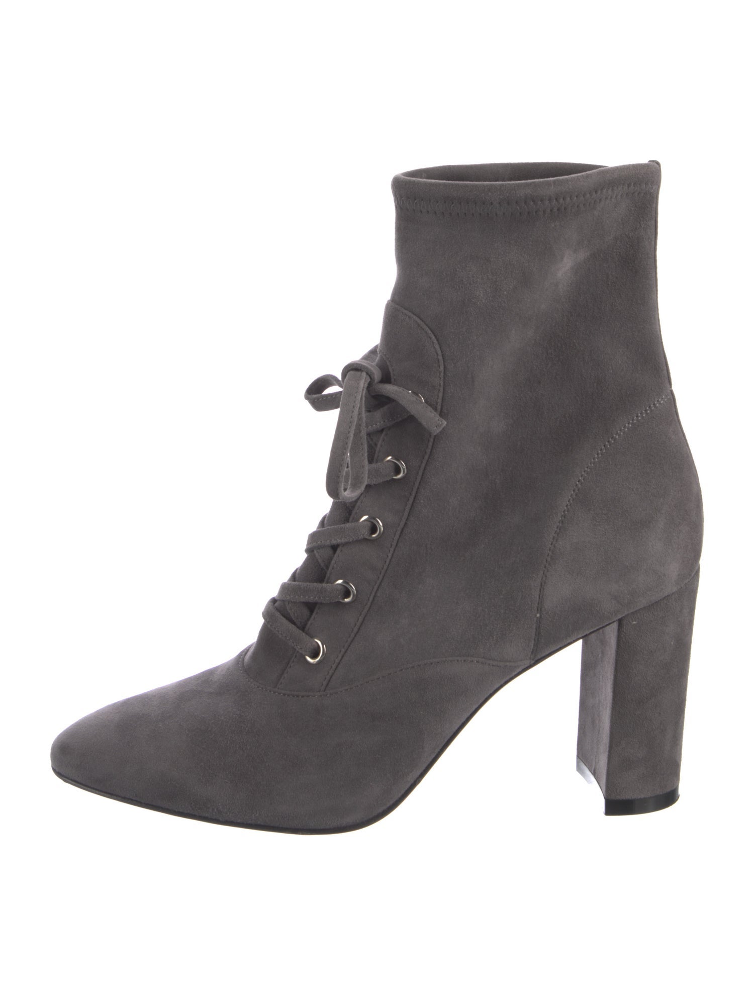 Gianvito Rossi Suede Lace-Up Boots