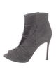 Gianvito Rossi Suede Lace-Up Boots